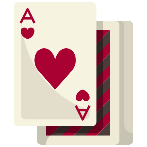 ace heart poker card